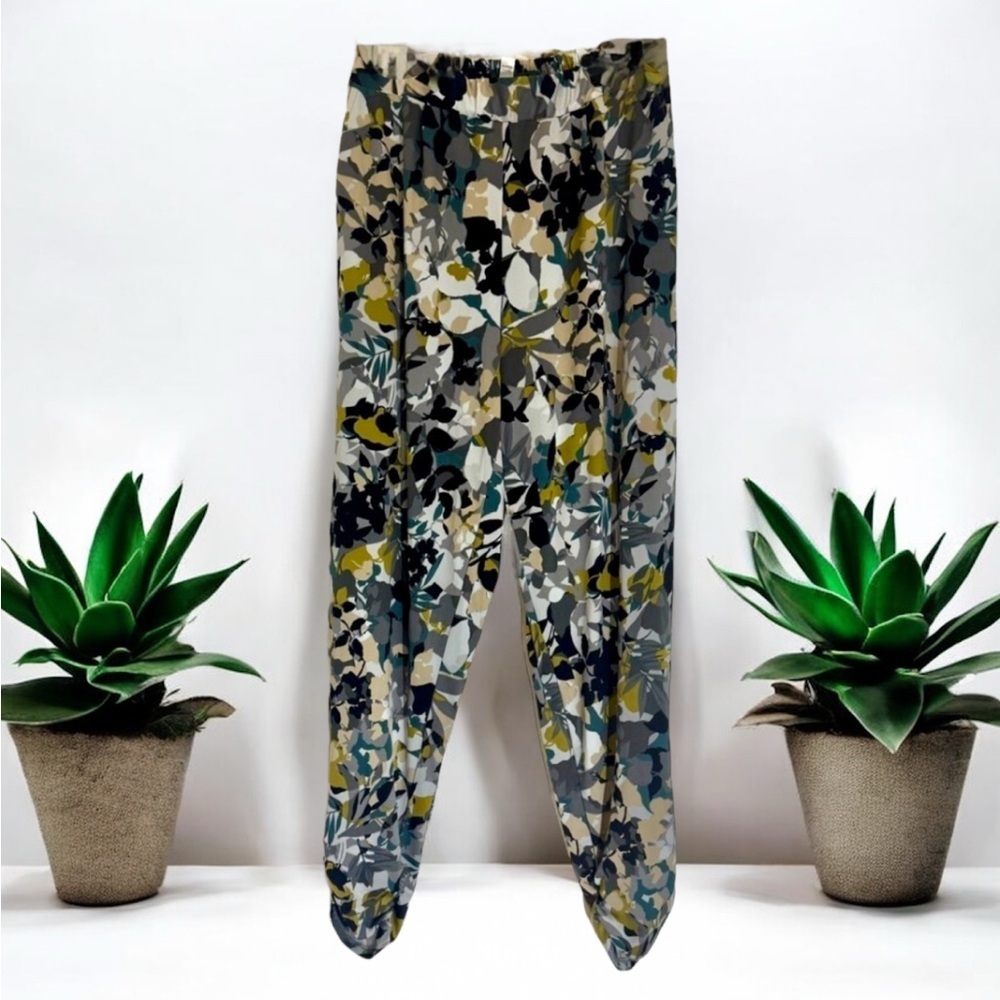 Anthony Originals Floral Jogger Pants Large
